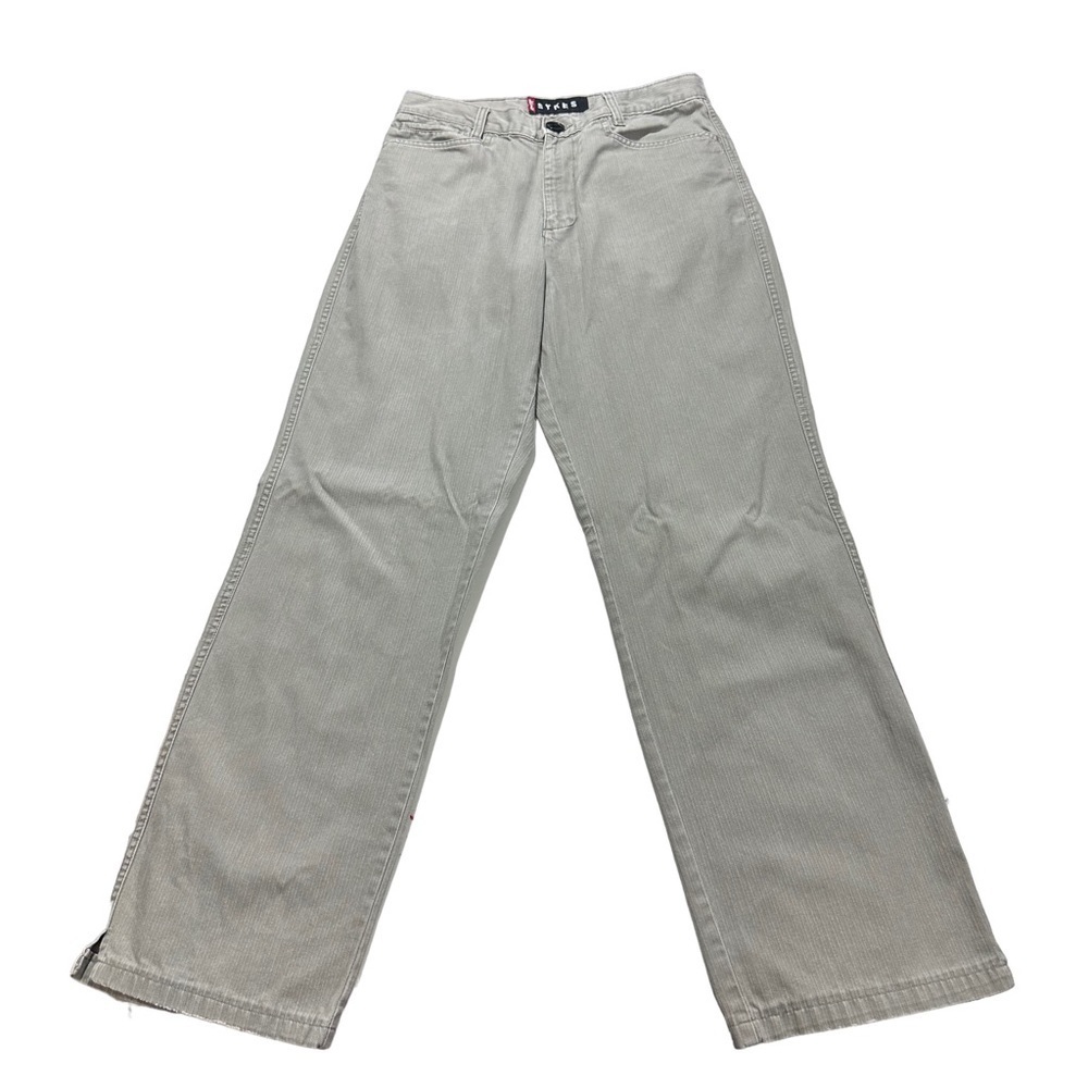 Vintage Levis Sykes Men Grey Wash Jeans Sz 32x30 Textured 100% Cotton Denim